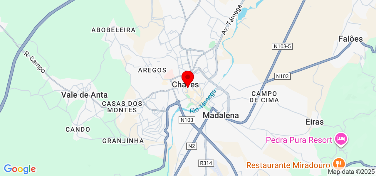 Liliane - Vila Real - Chaves - Carte