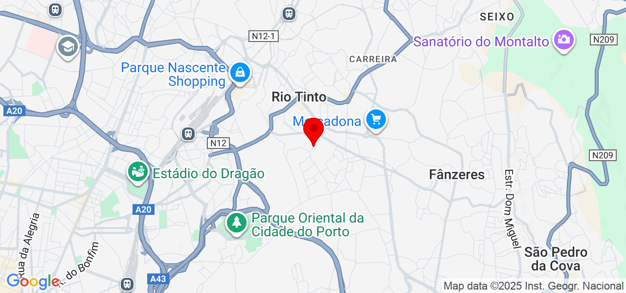 Fernanda Oliveira - Porto - Gondomar - Mapa