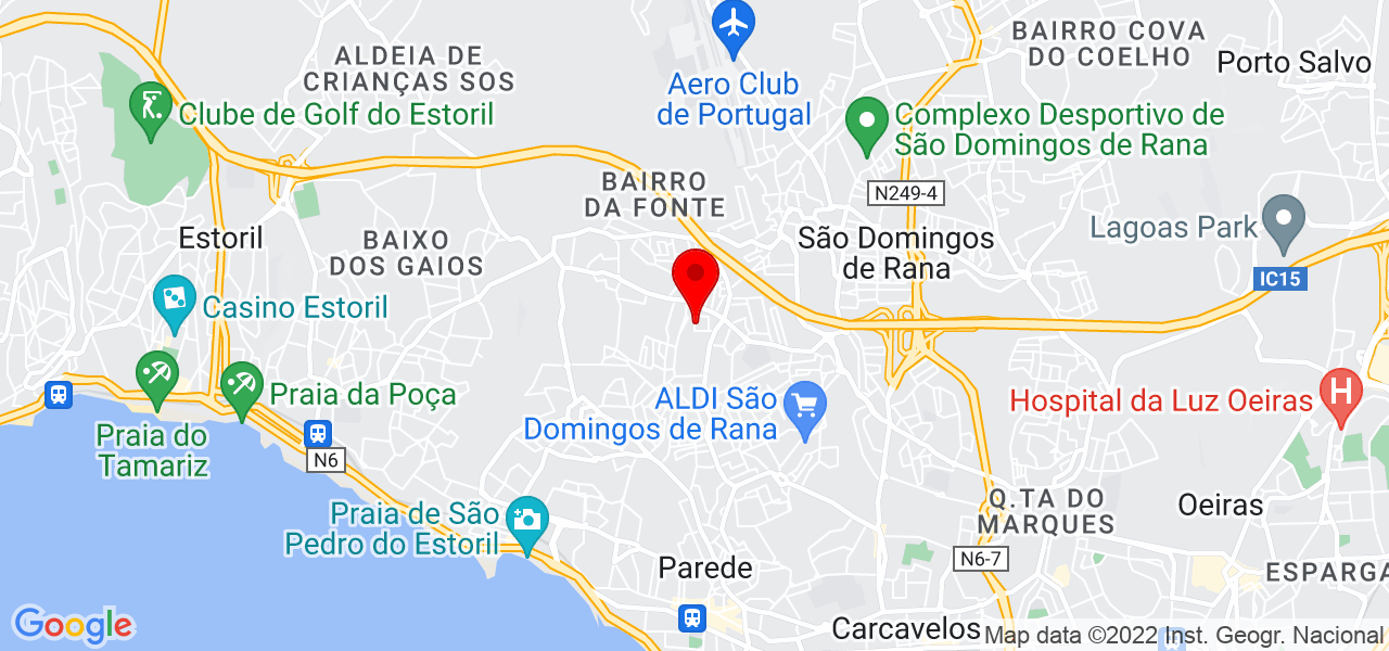 Marcio carvalho - Lisboa - Cascais - Mapa