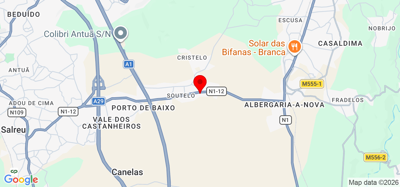 Isaac Chaves - Aveiro - Albergaria-a-Velha - Karte