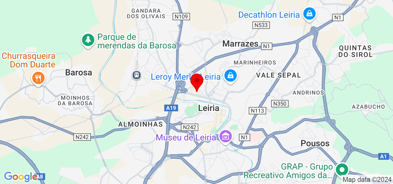 Pintura Pladur e remodelação - Leiria - Leiria - Mapa