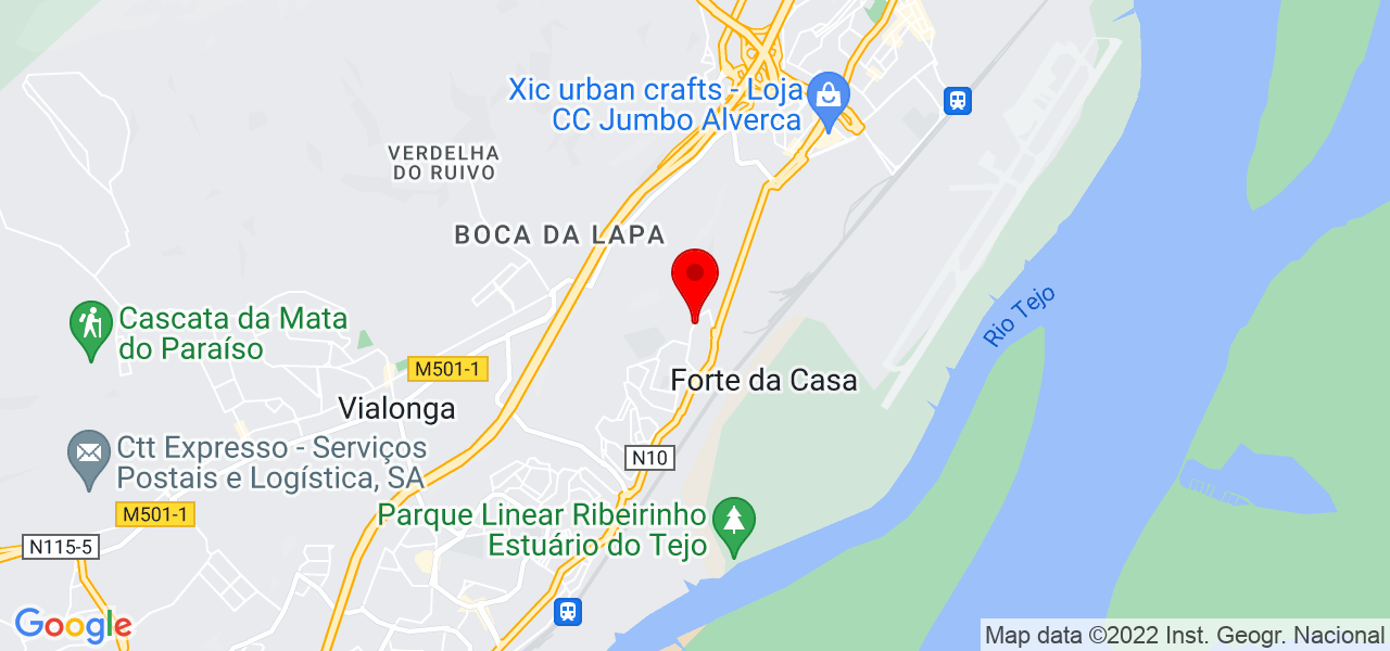 Jo&atilde;o Carlos Dias de Oliveira - Lisboa - Vila Franca de Xira - Mapa