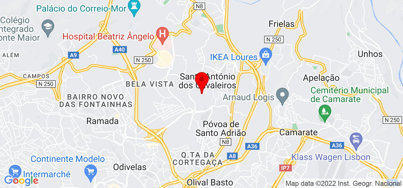 Diogo - Lisboa - Loures - Mapa