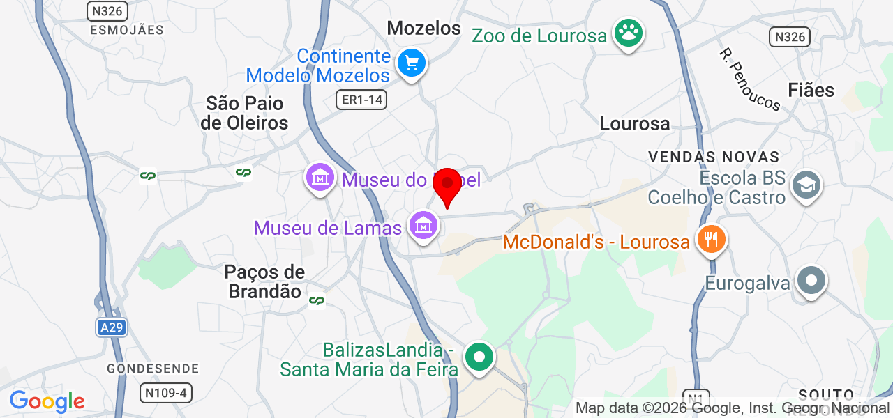 PontoCertoJarm - Aveiro - Santa Maria da Feira - Mapa