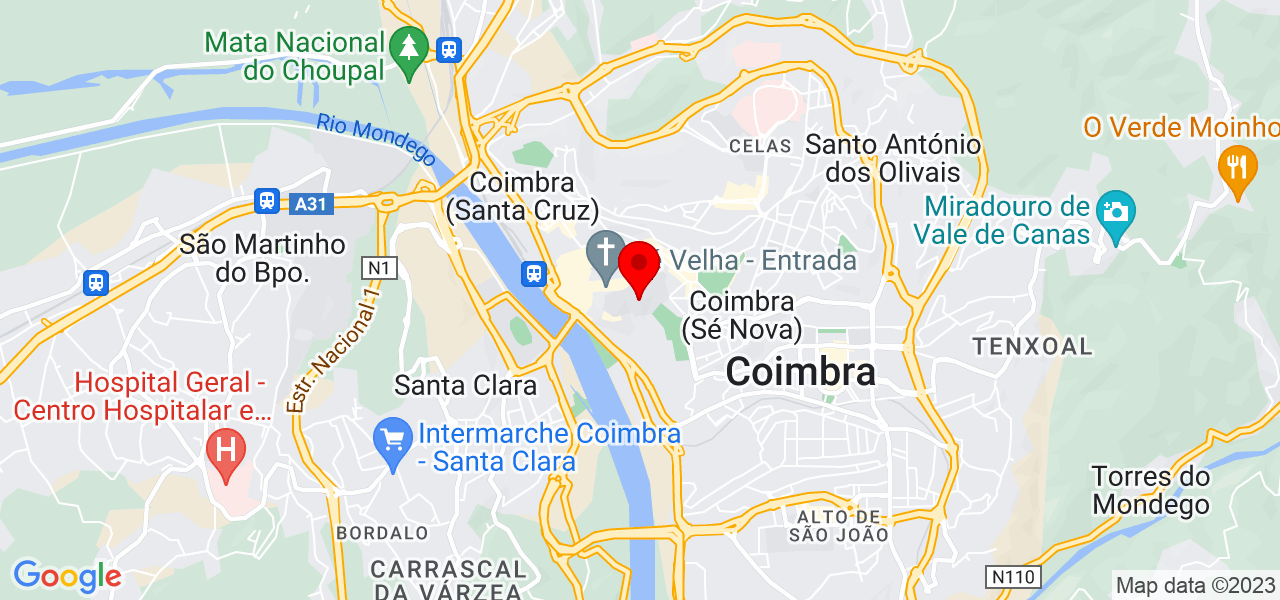Framinga - Coimbra - Coimbra - Mapa