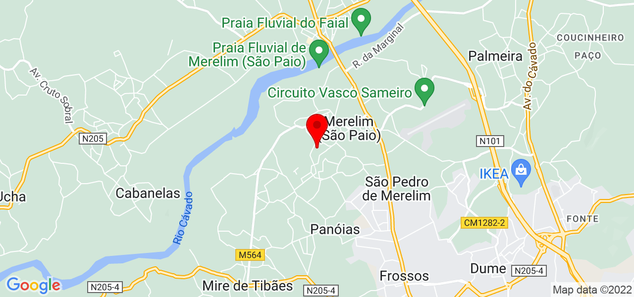 Eduarda Cunha - Braga - Braga - Mapa