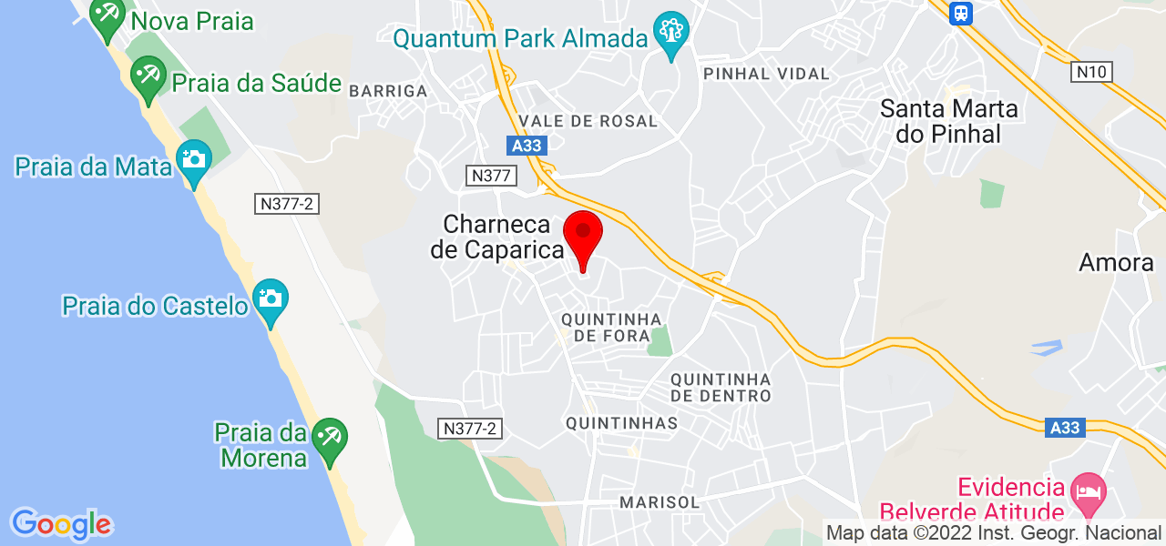 Pedro Fernandes - Setúbal - Almada - Mapa
