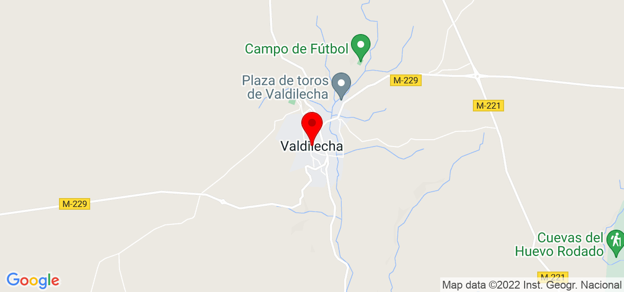 DISEÑO ARTESANO - Comunidad de Madrid - Valdilecha - Mapa