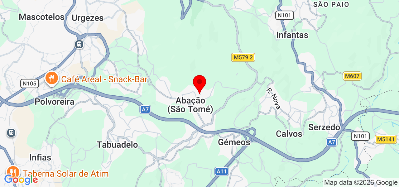 Roosevelt Oliveira - Braga - Guimarães - Mapa