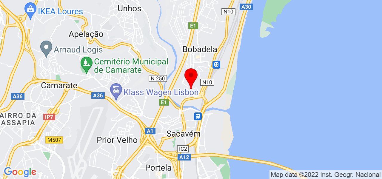 Viagarante - Lisboa - Loures - Mapa