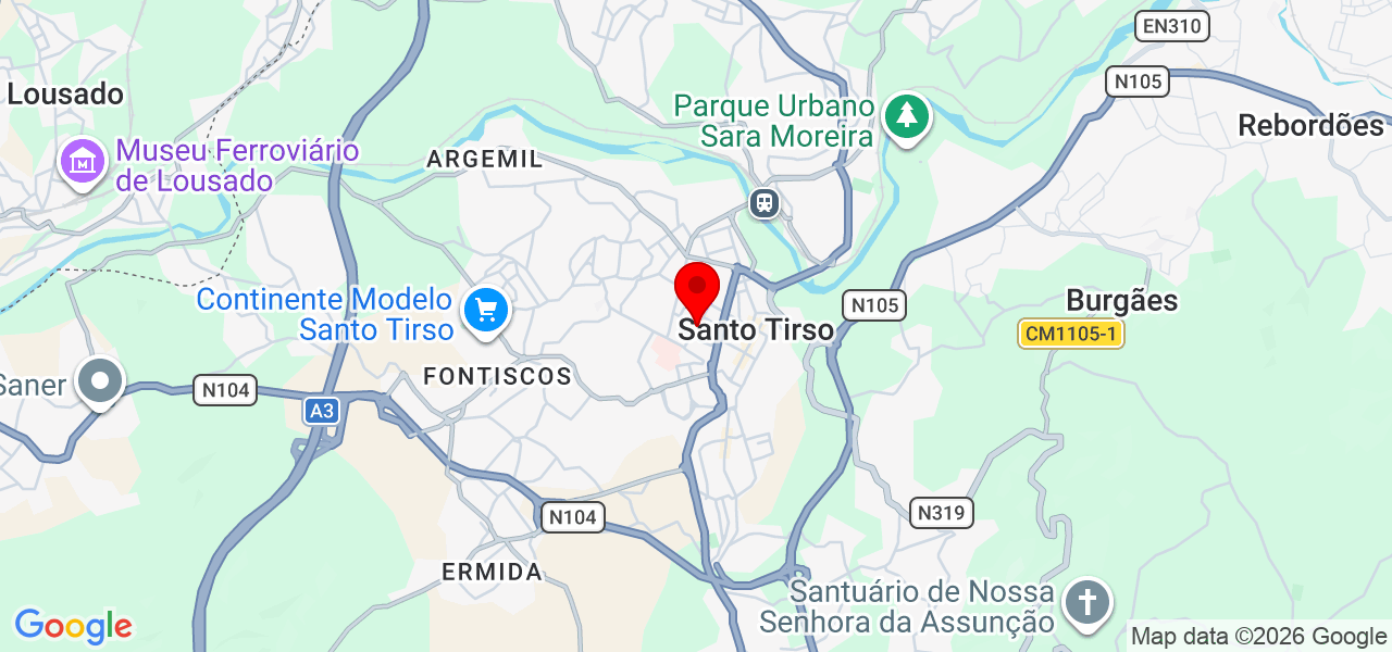 Lua.nadesigns - Porto - Santo Tirso - Karte