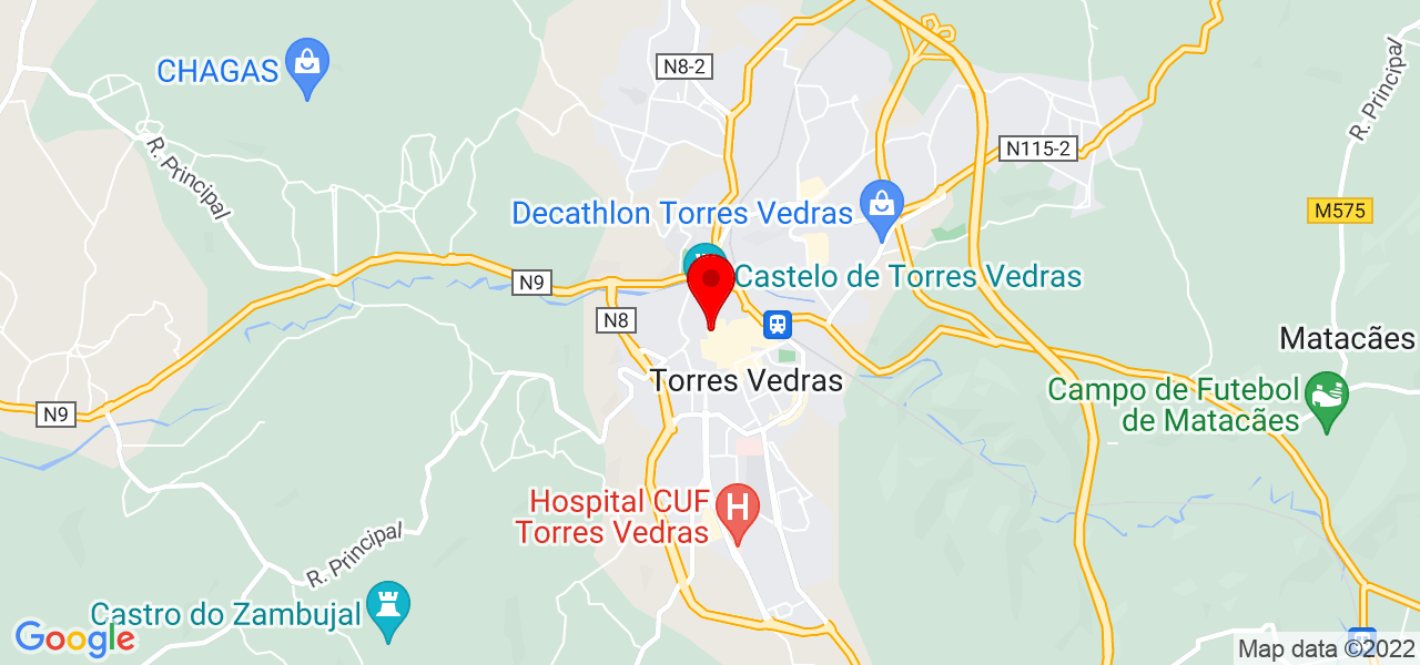 MÁRIO SILVA - Lisboa - Torres Vedras - Mapa
