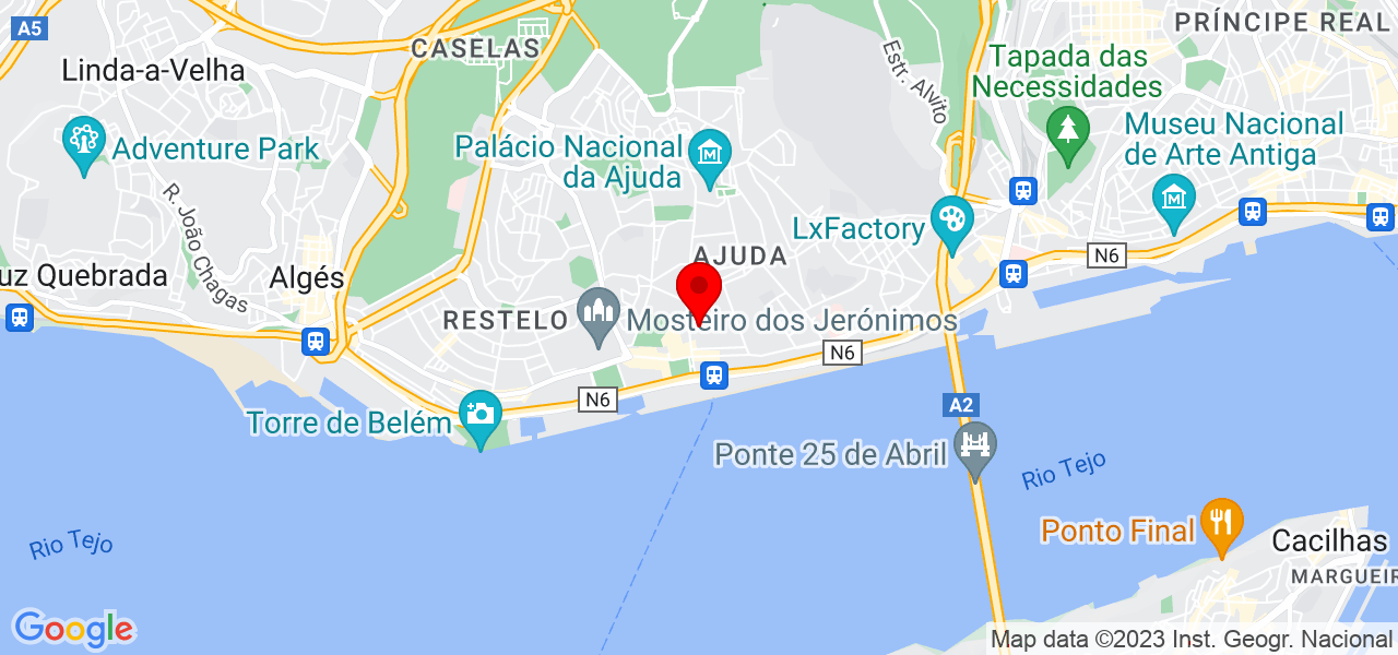 F&aacute;tima Andr&eacute; - Lisboa - Lisboa - Mapa