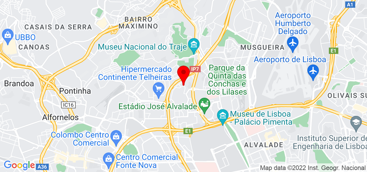 Filipa victroino - Lisboa - Lisboa - Mapa