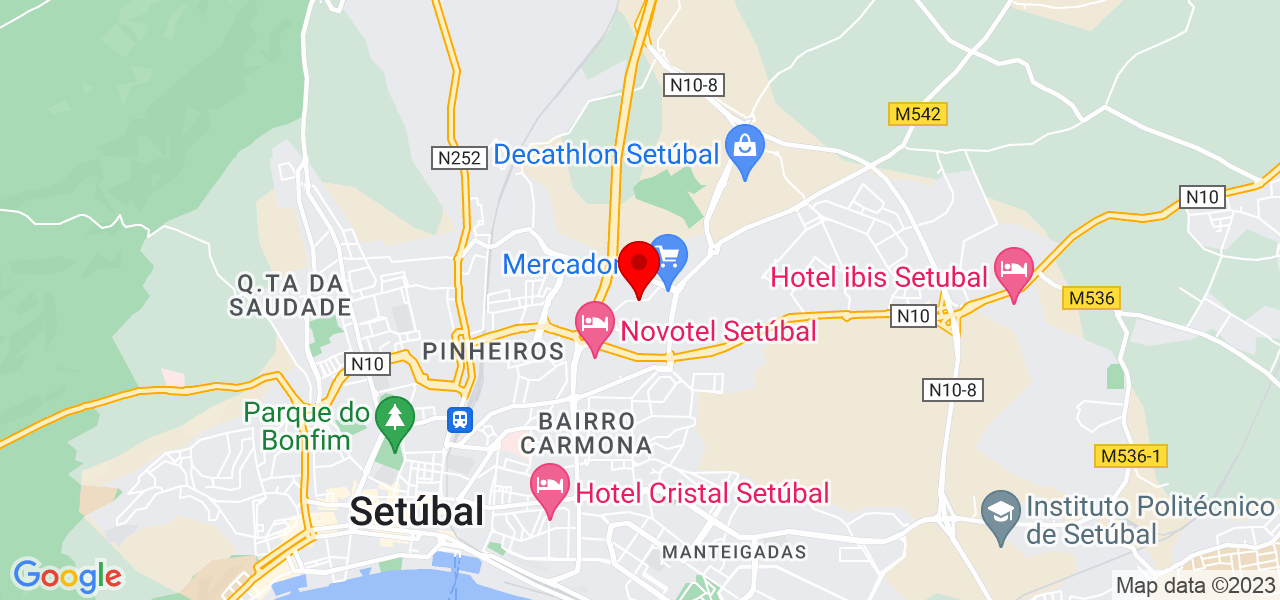 Rastelli Pinturas - Setúbal - Setúbal - Mapa