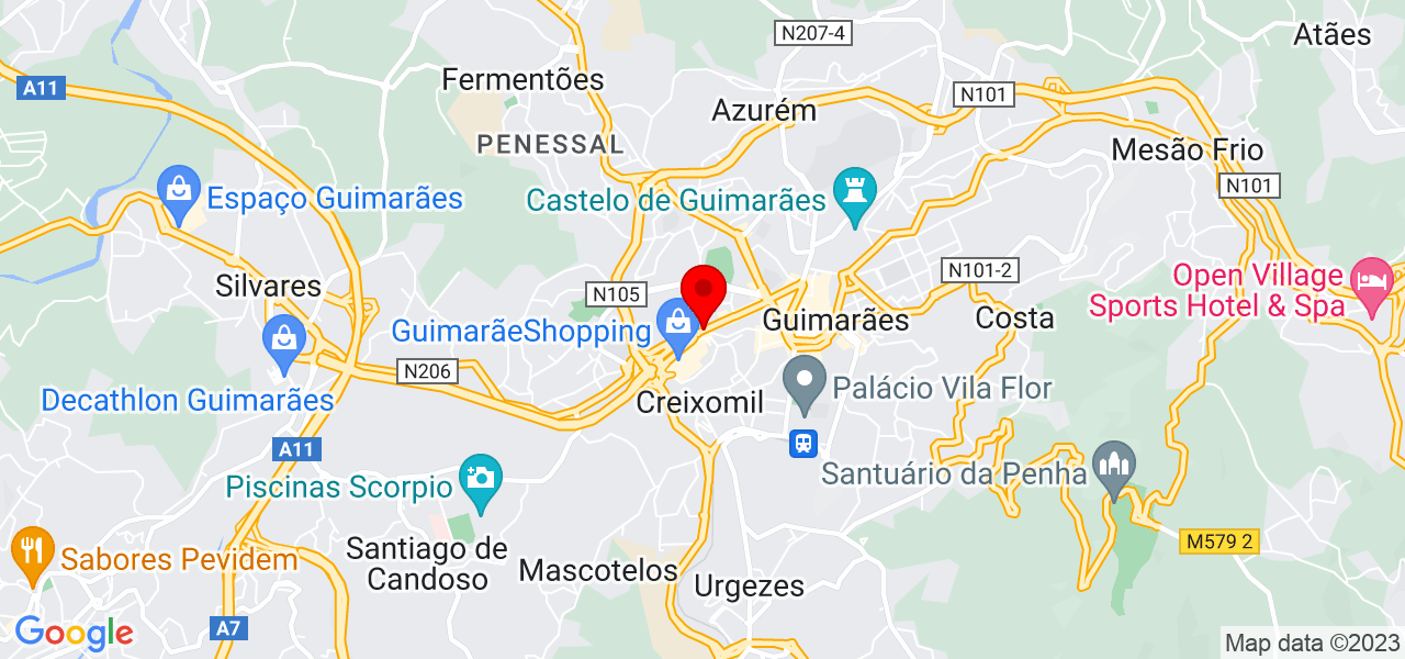 ILIA - Braga - Guimarães - Mapa