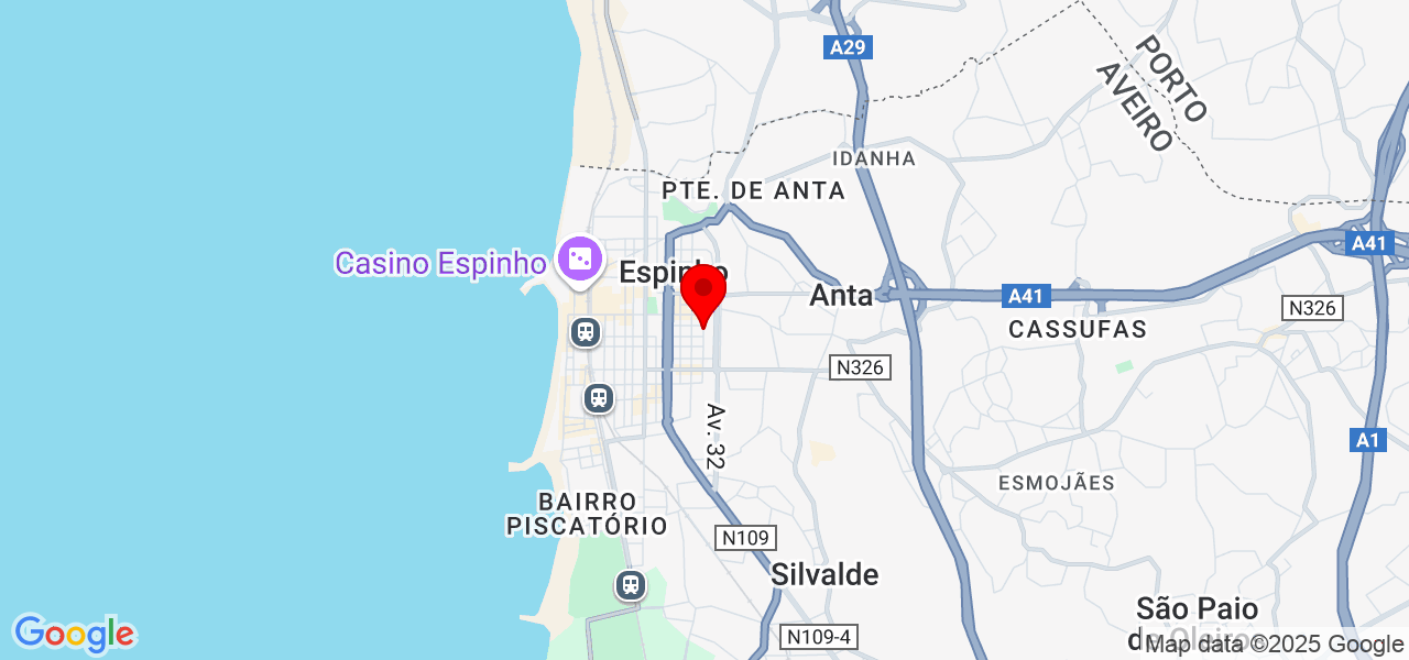 Oliveira - Aveiro - Espinho - Karte