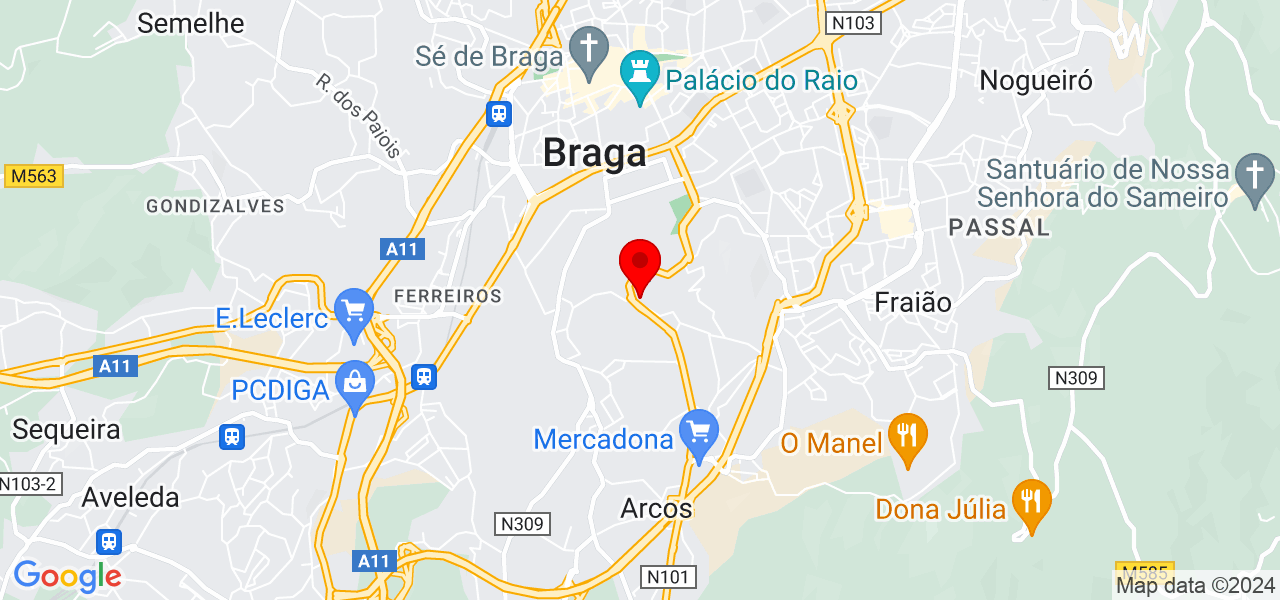 Tejostore Lda - Braga - Braga - Mapa