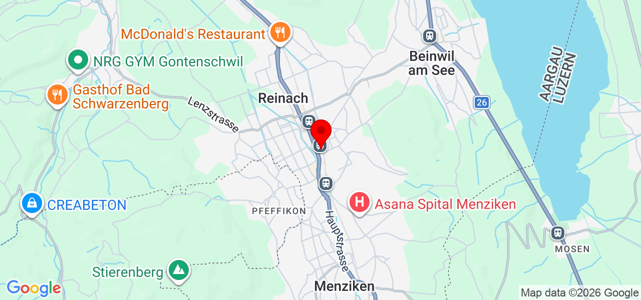 Gashi Reinigungsservice - Aargau - Reinach - Map
