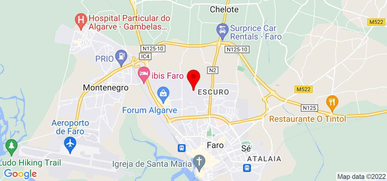 Camyla Gomes - Faro - Faro - Mapa