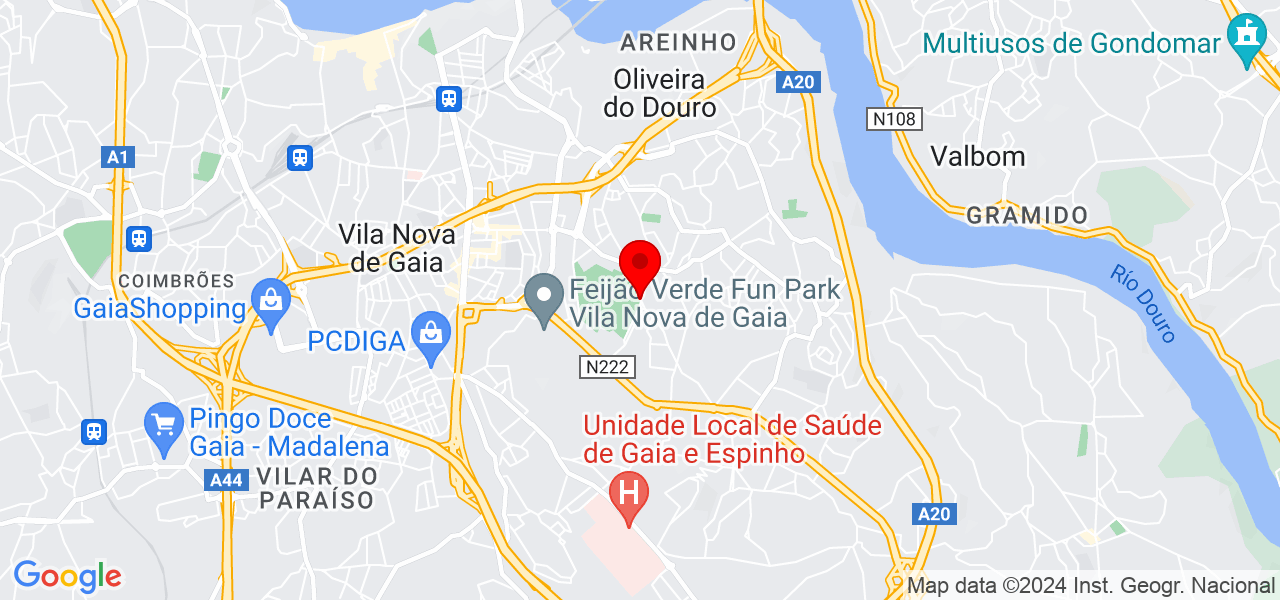 Silvonete - Porto - Vila Nova de Gaia - Mapa