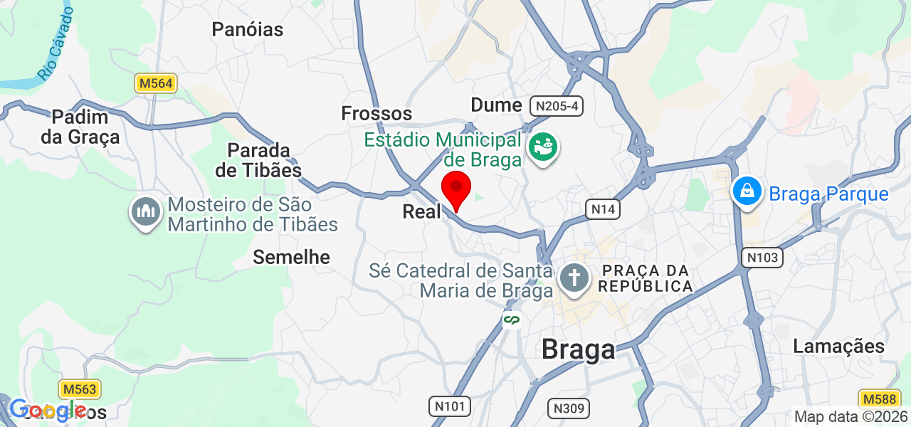 Ureña Pinturas & Serviços - Braga - Braga - Mapa