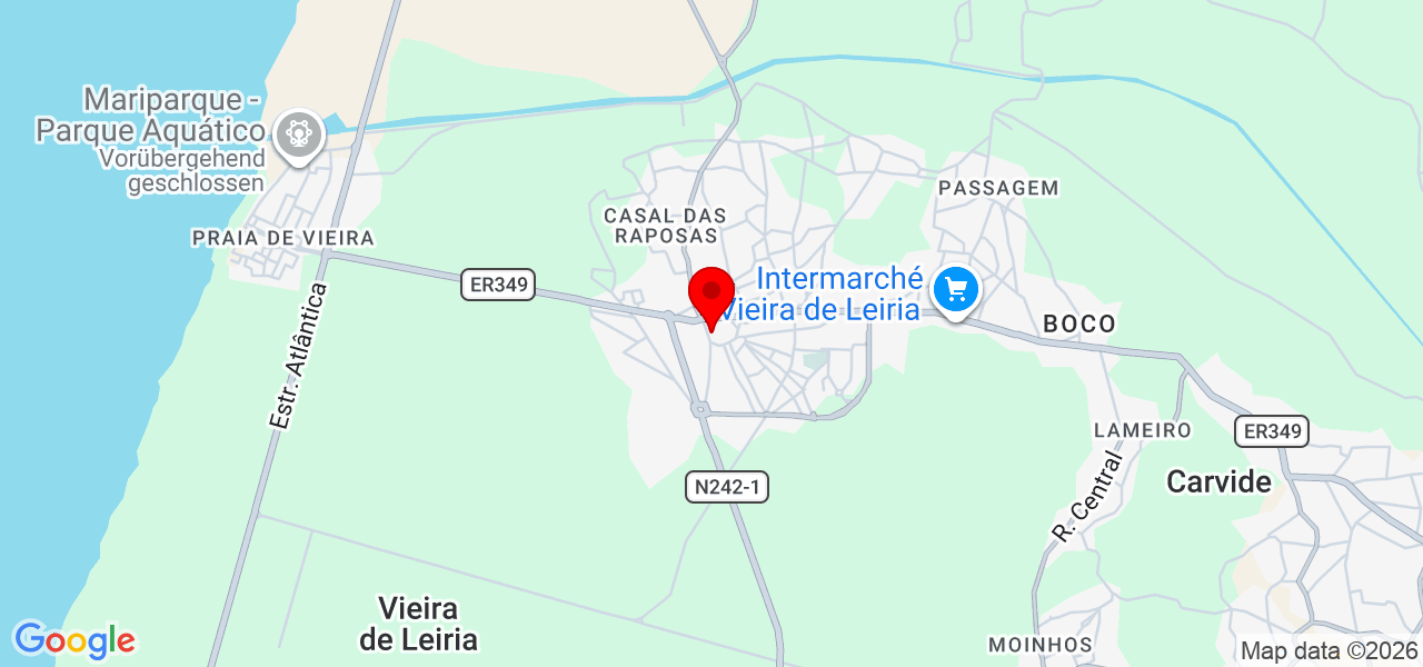 Carine Vogel - Leiria - Marinha Grande - Karte