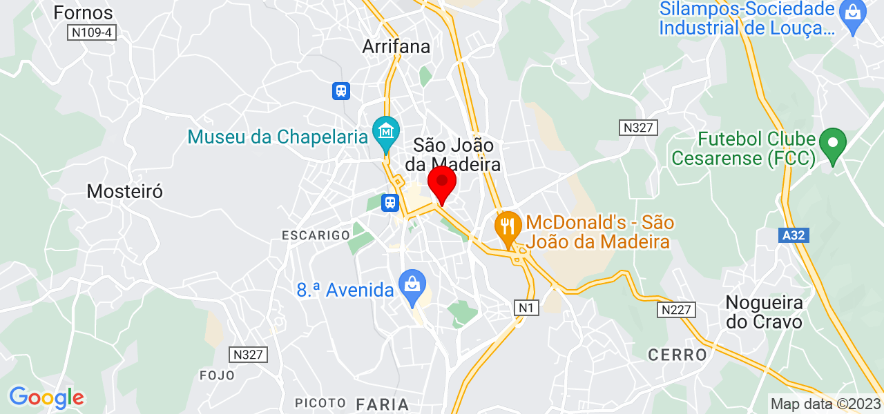 Karen Tavares - Aveiro - São João da Madeira - Mapa