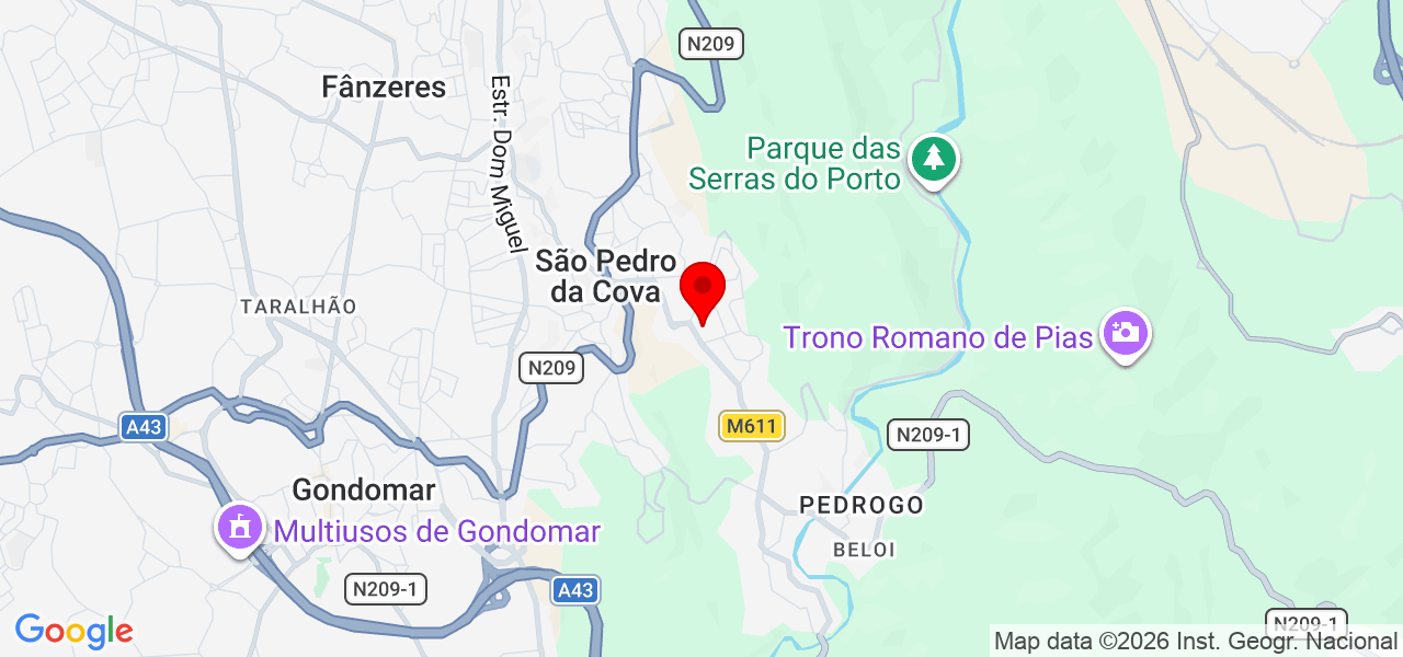 Mariana Alves - Porto - Gondomar - Mapa