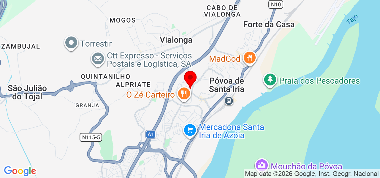 Sérgio Restolho - Lisboa - Vila Franca de Xira - Karte