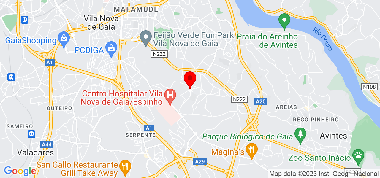 ACVIEIRA - Porto - Vila Nova de Gaia - Mapa