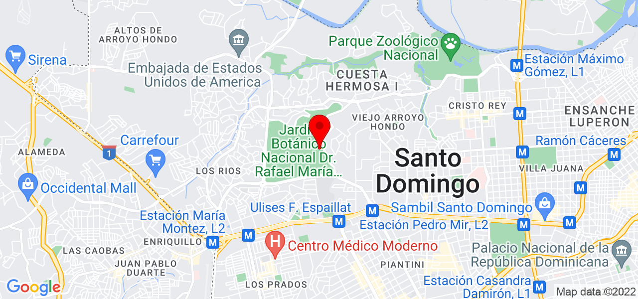 Fabricio - Santo Domingo - Santo Domingo Norte - Mapa