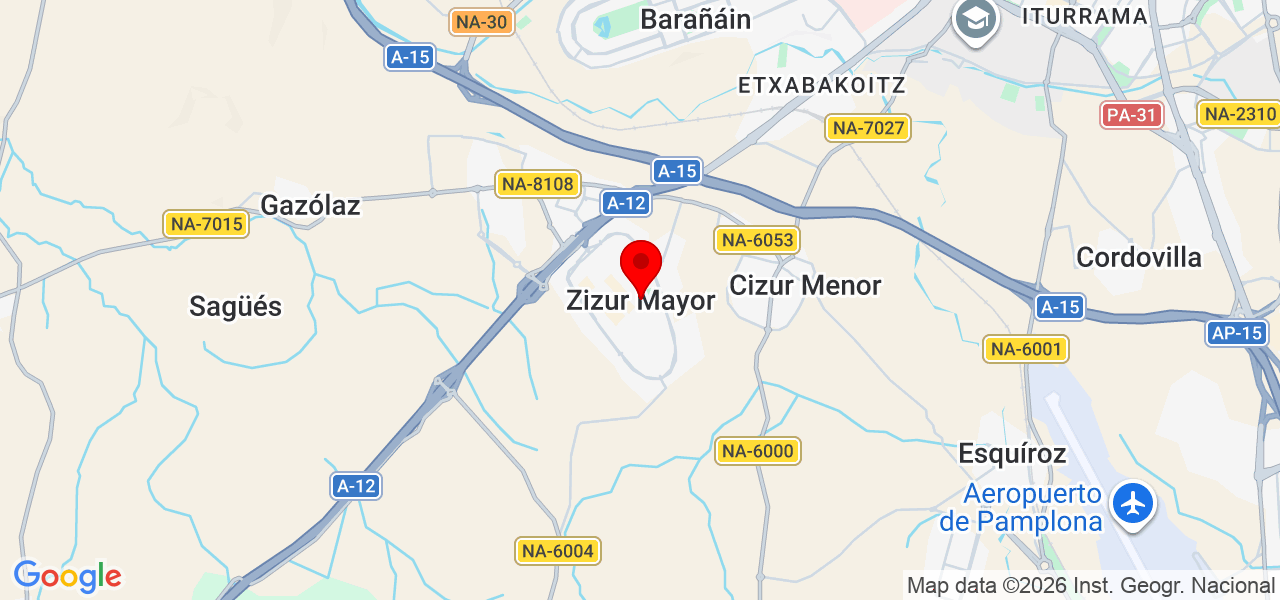 Guille Magic - Comunidad Foral de Navarra - Zizur Mayor/Zizur Nagusia - Map