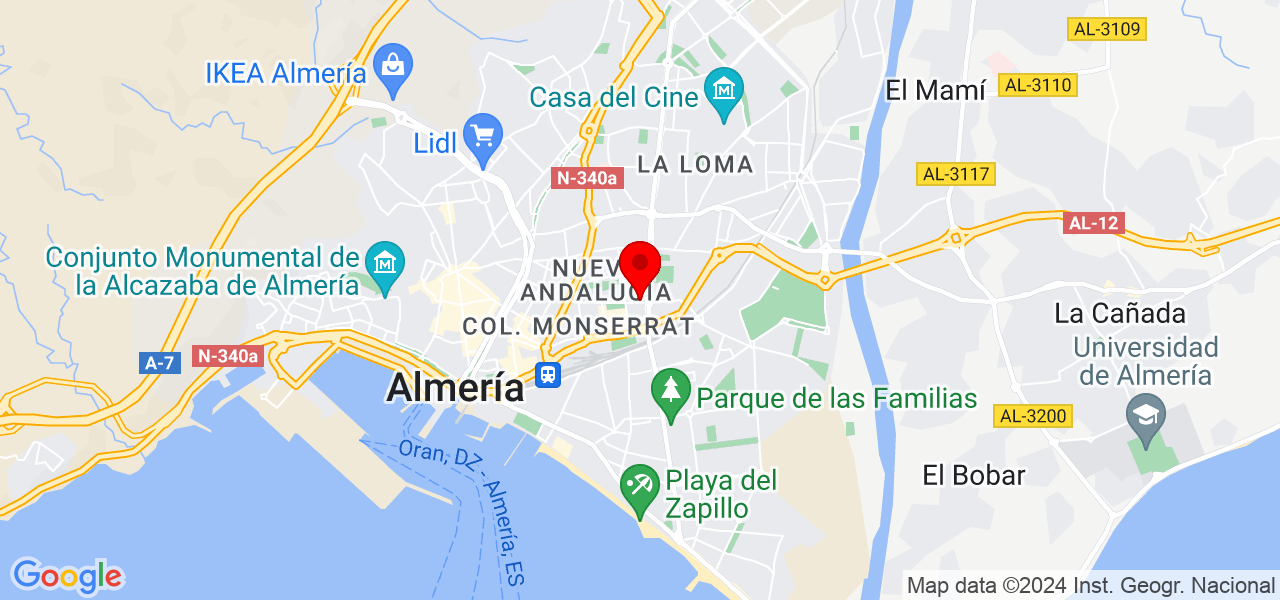 Manolo Mart&iacute;nez - Andalucía - Almería - Mapa
