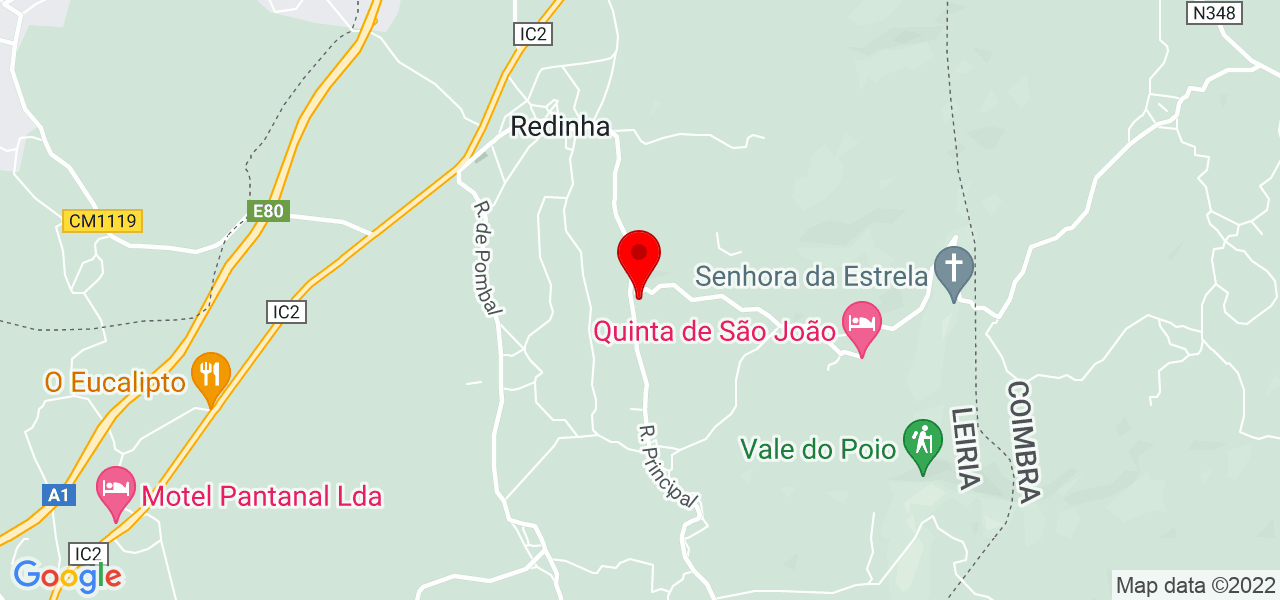 Simone Marques - Leiria - Pombal - Map