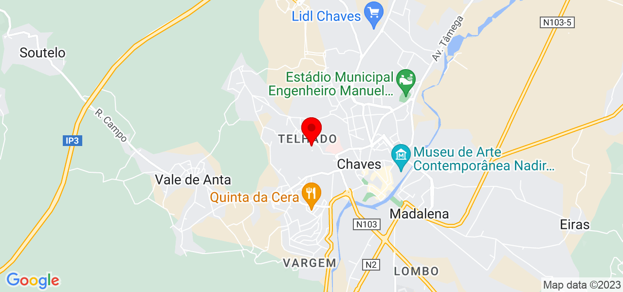Cesar Guedes - Vila Real - Chaves - Mapa