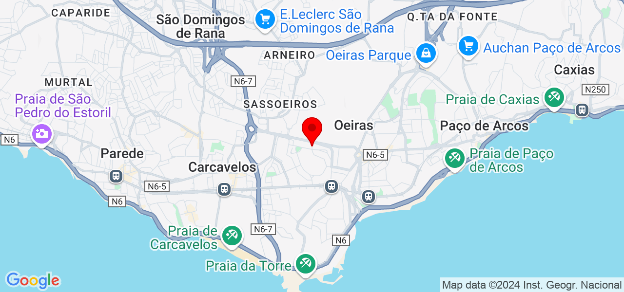 Fabiano Ferreira - Lisboa - Oeiras - Mapa