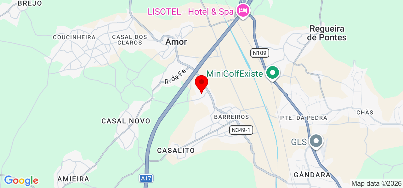 MS remodelação - Leiria - Leiria - Mapa