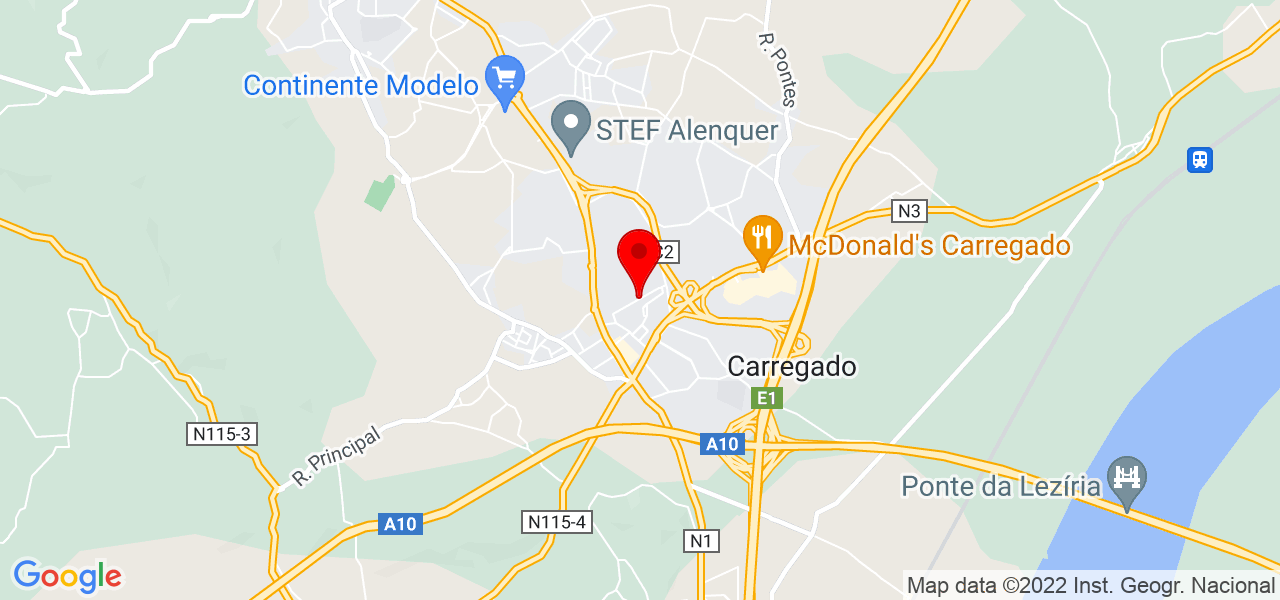 Marcio Rocha - Lisboa - Alenquer - Mapa