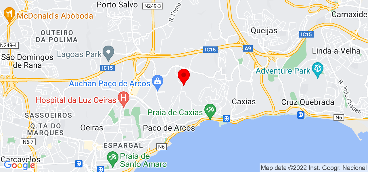 Isabella Winz - Lisboa - Oeiras - Mapa