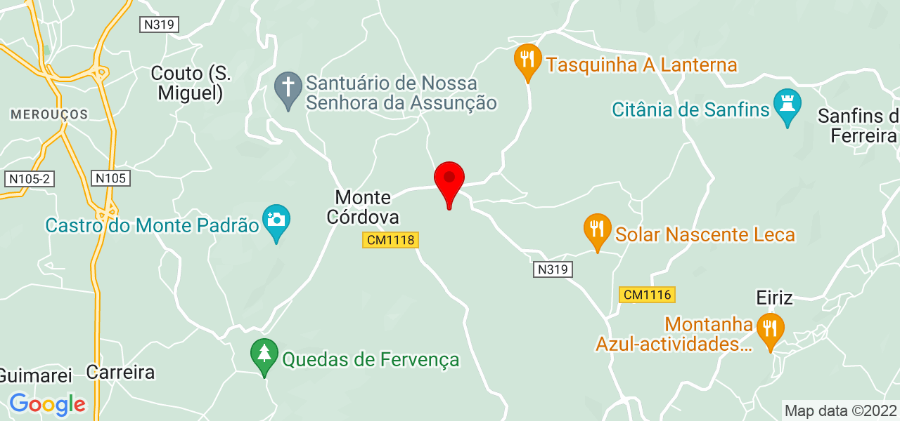 Diana Mariz - Porto - Santo Tirso - Mapa