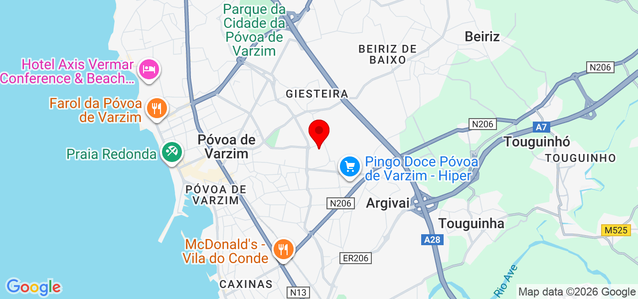 Philippe - Porto - Póvoa de Varzim - Karte