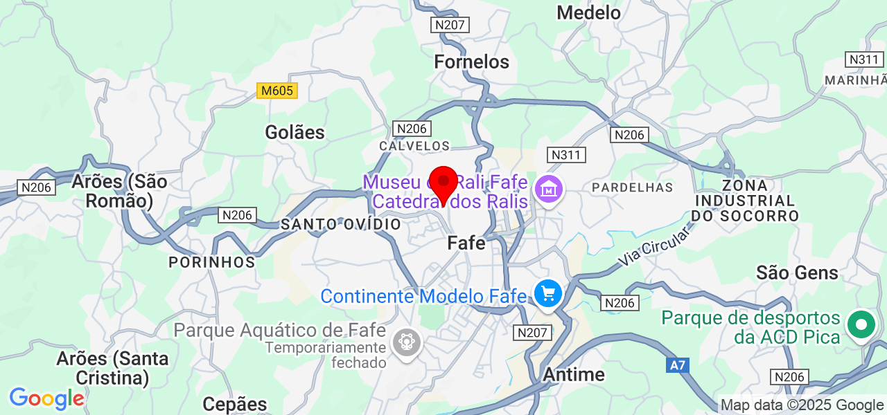 EcoLimpezaSolucão - Braga - Fafe - Mapa