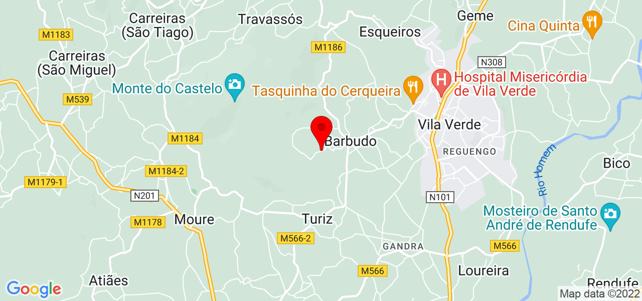 Cuidar_Enfermagem - Braga - Vila Verde - Mapa