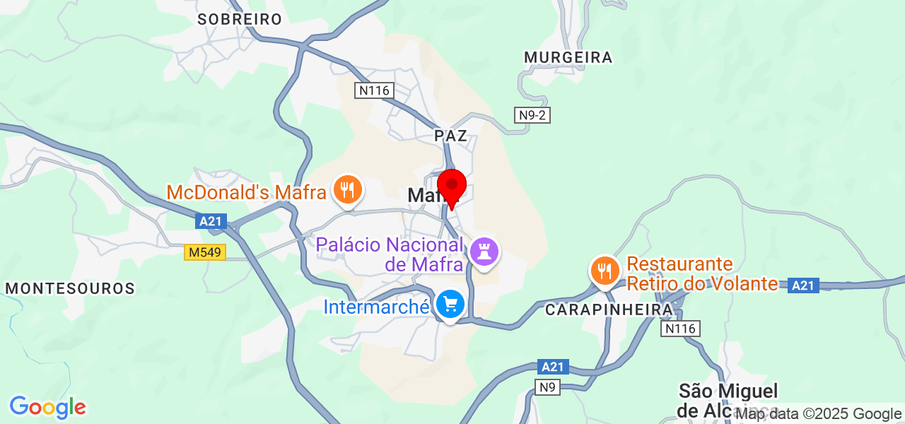 Fernando - Lisboa - Mafra - Mapa