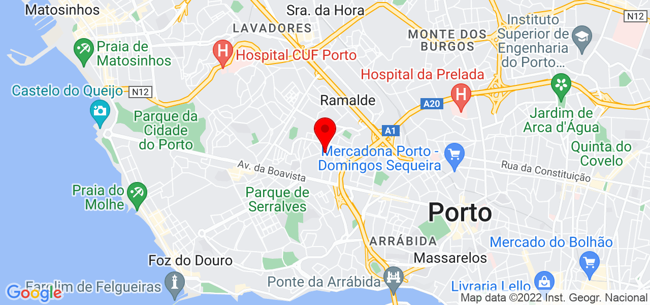 Matilde Allen - Porto - Porto - Mapa