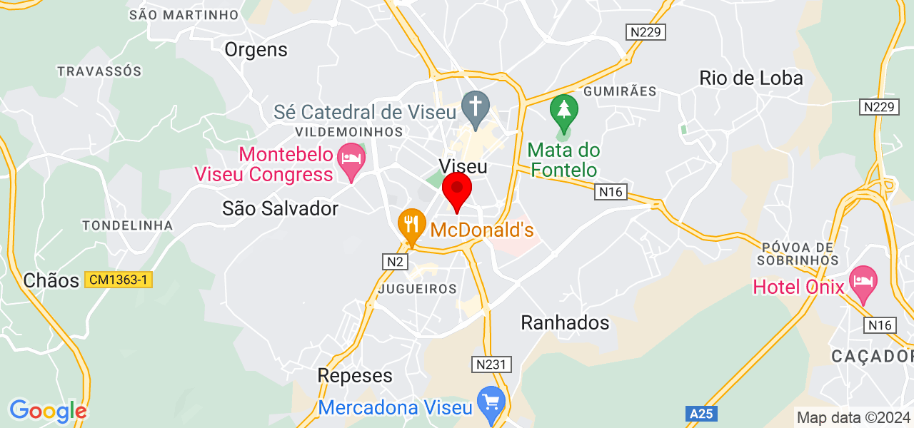 Coaching Pessoas Motivacional - Viseu - Viseu - Mapa