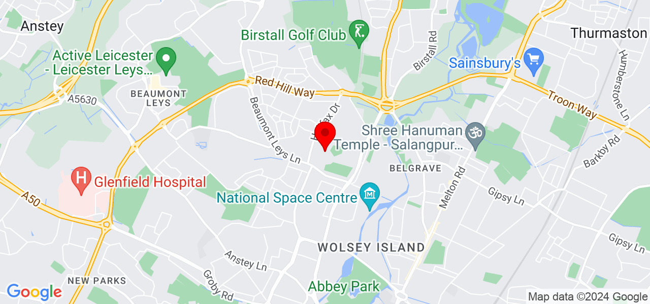 David - Mario Bros - East Midlands - Leicester - Map