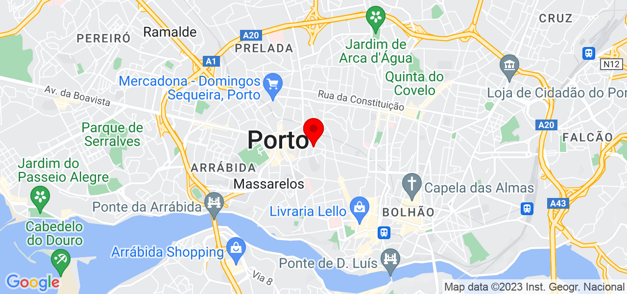 B&aacute;rbara Ferreira Monteiro Advogada - Porto - Porto - Mapa
