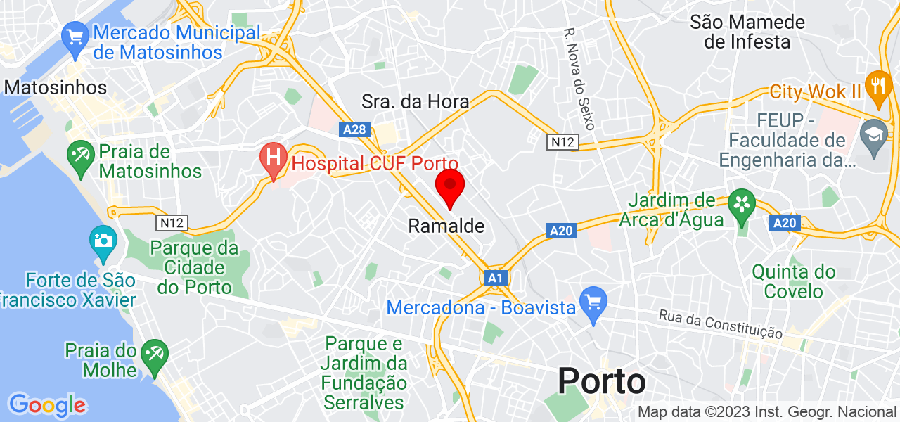 &Aacute;lvaro Sousa - Consultor e Mediador Seguros - Porto - Porto - Mapa